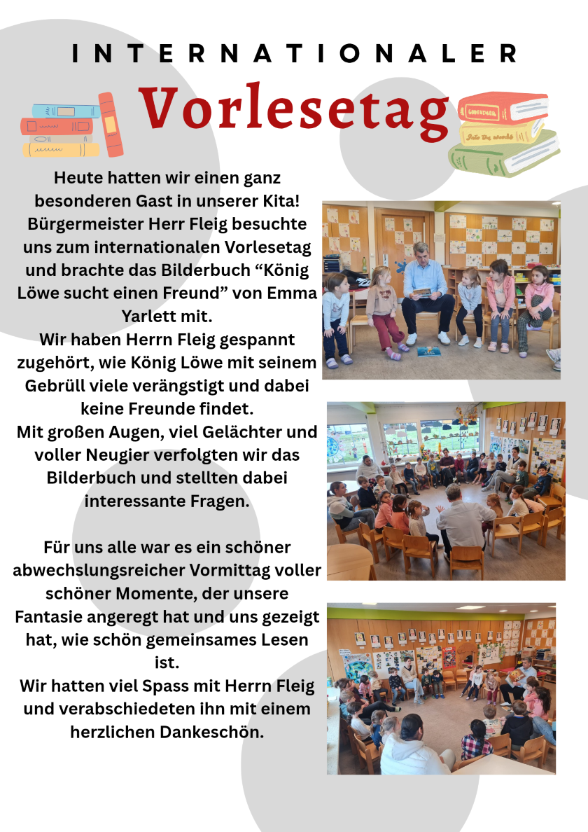 Internationaler Vorlesetag
